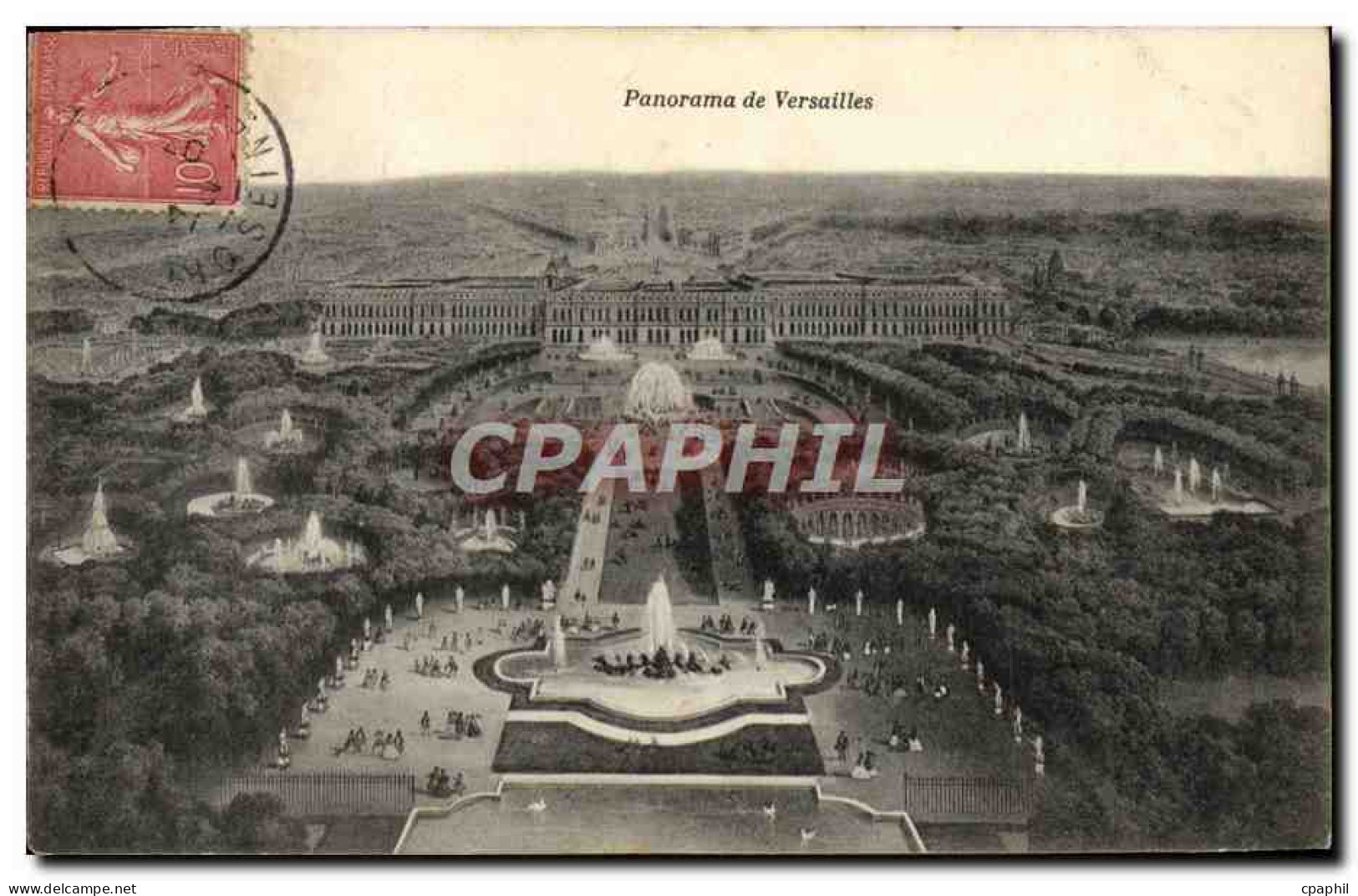 CPA Panorama de Versailles