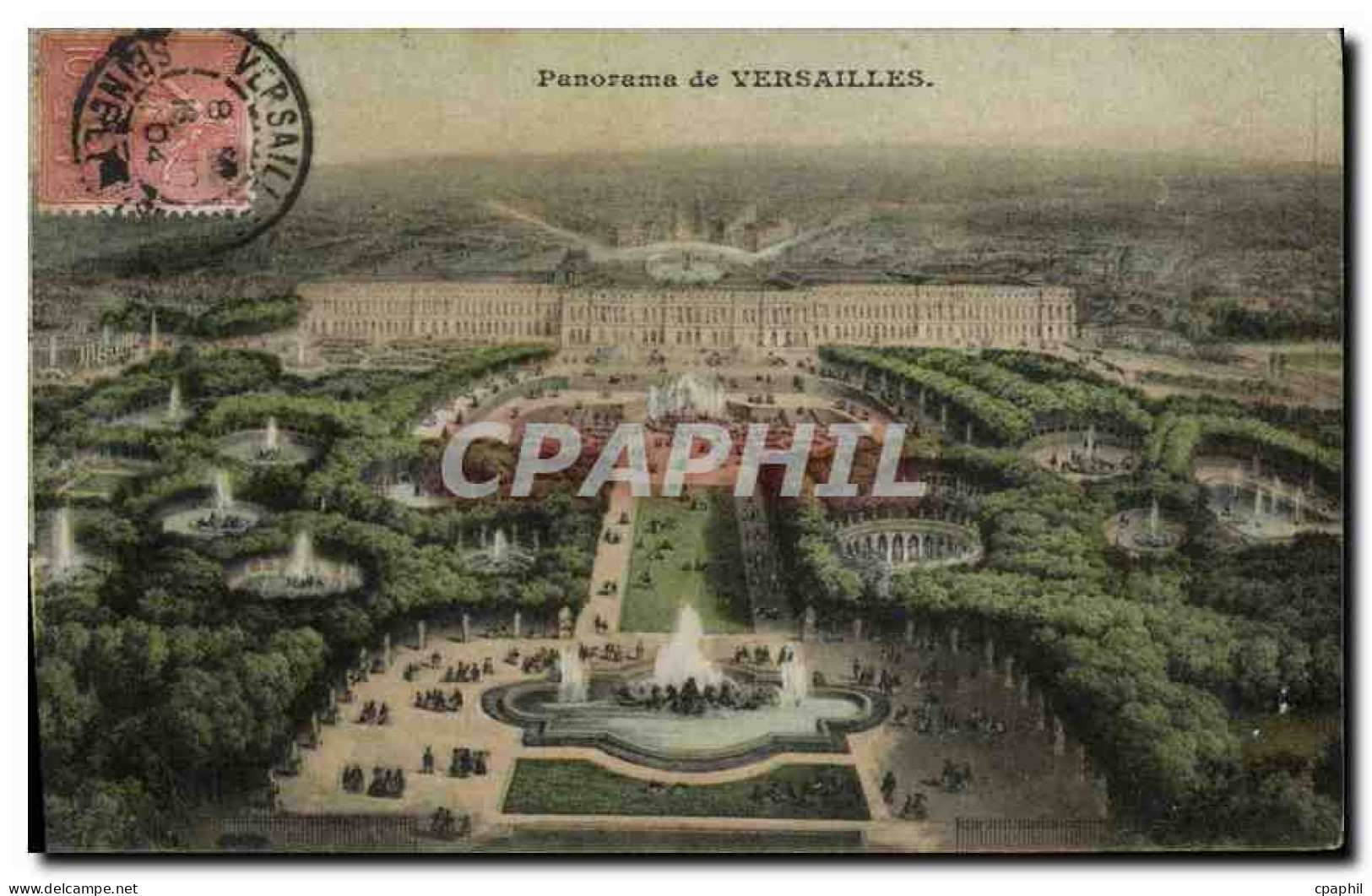 CPA Panorama de Versailles