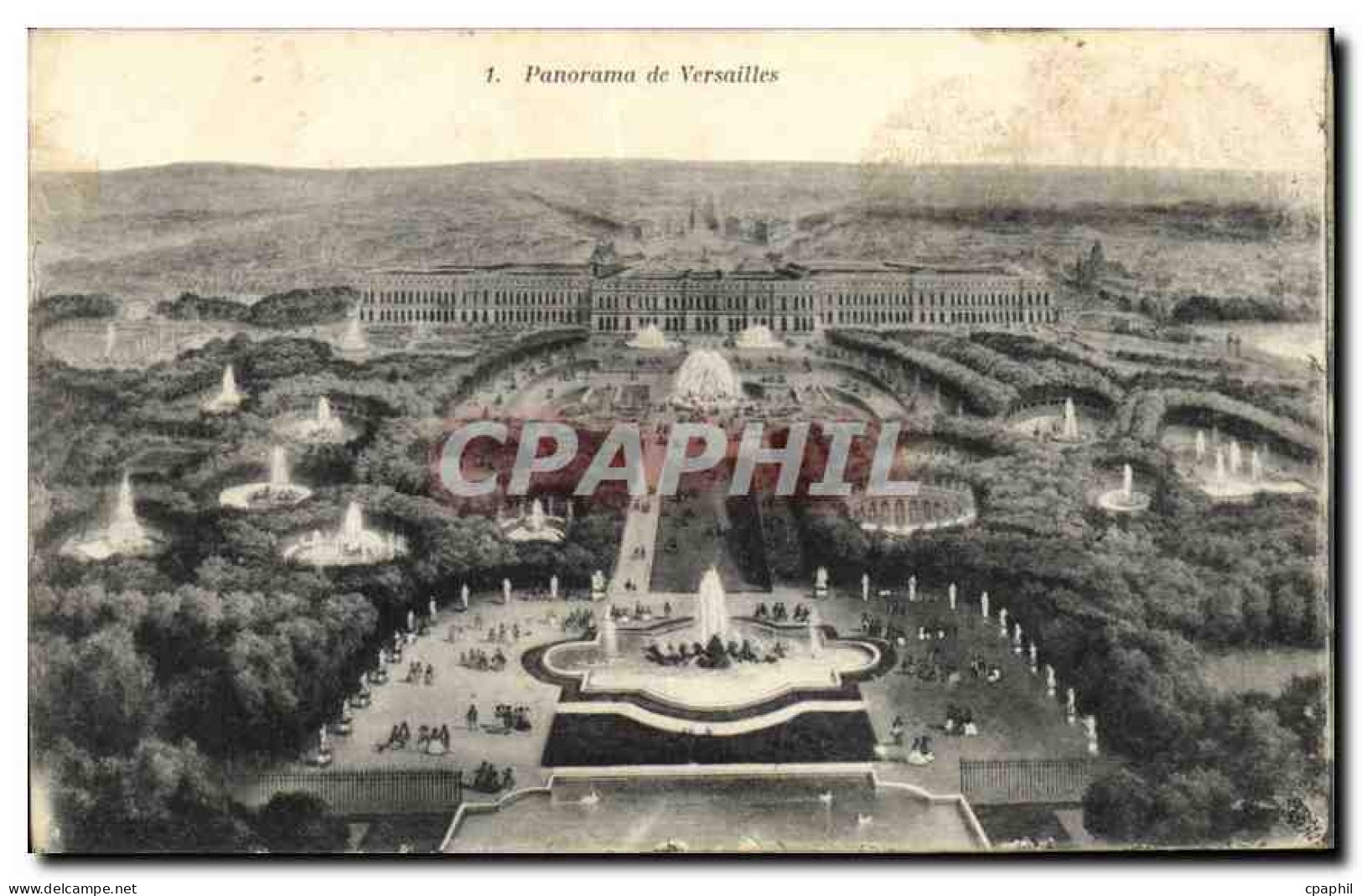 CPA Panorama de Versailles