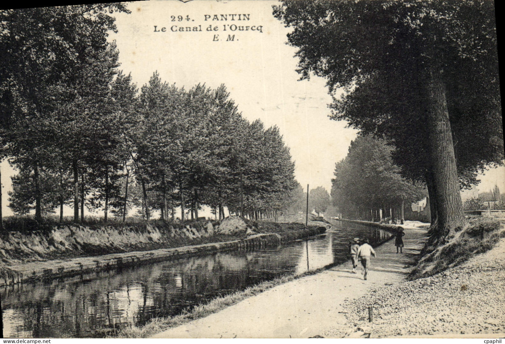 CPA Pantin Le Canal De I'Ourcq