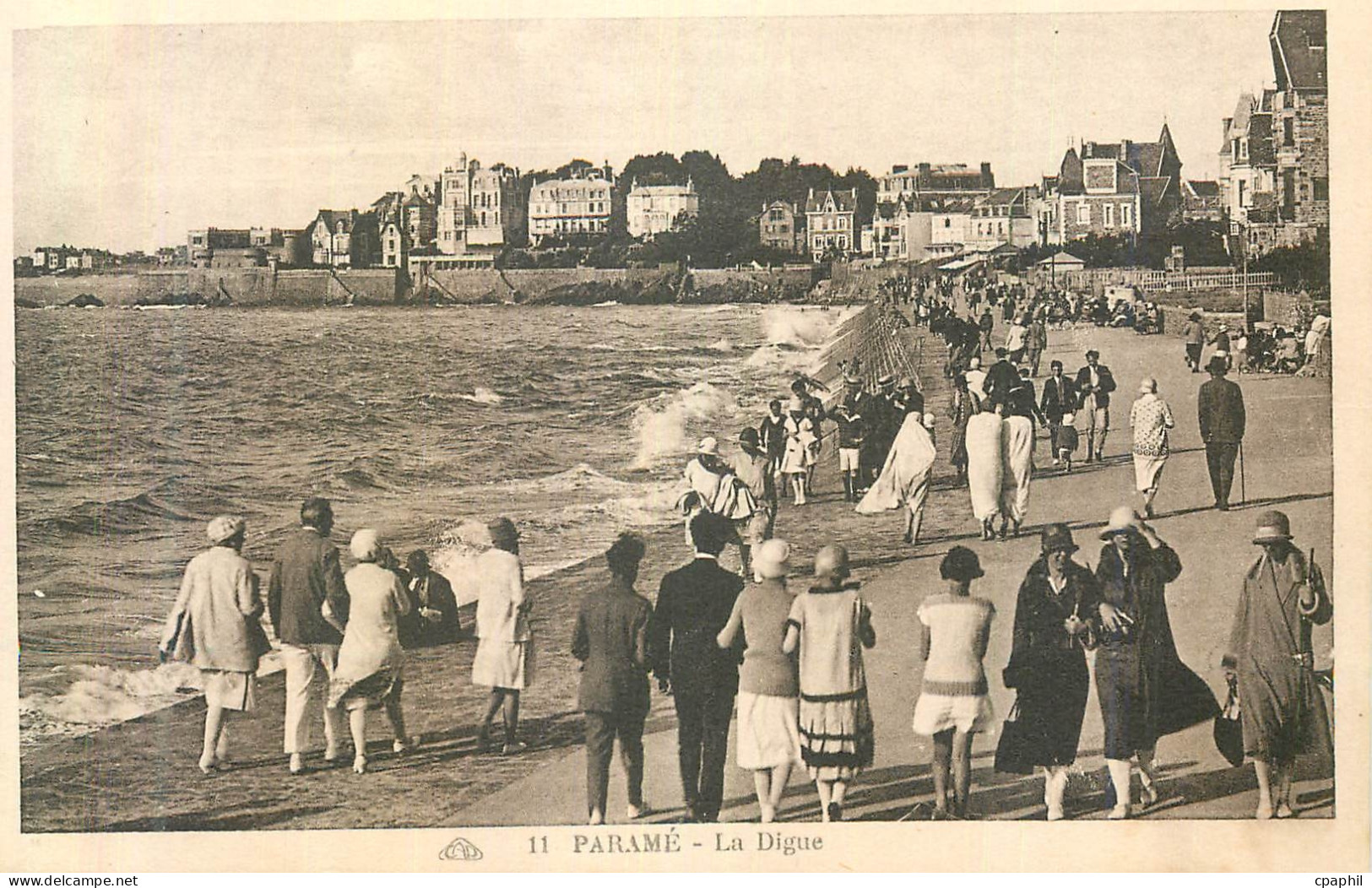 CPA Parame la Digue