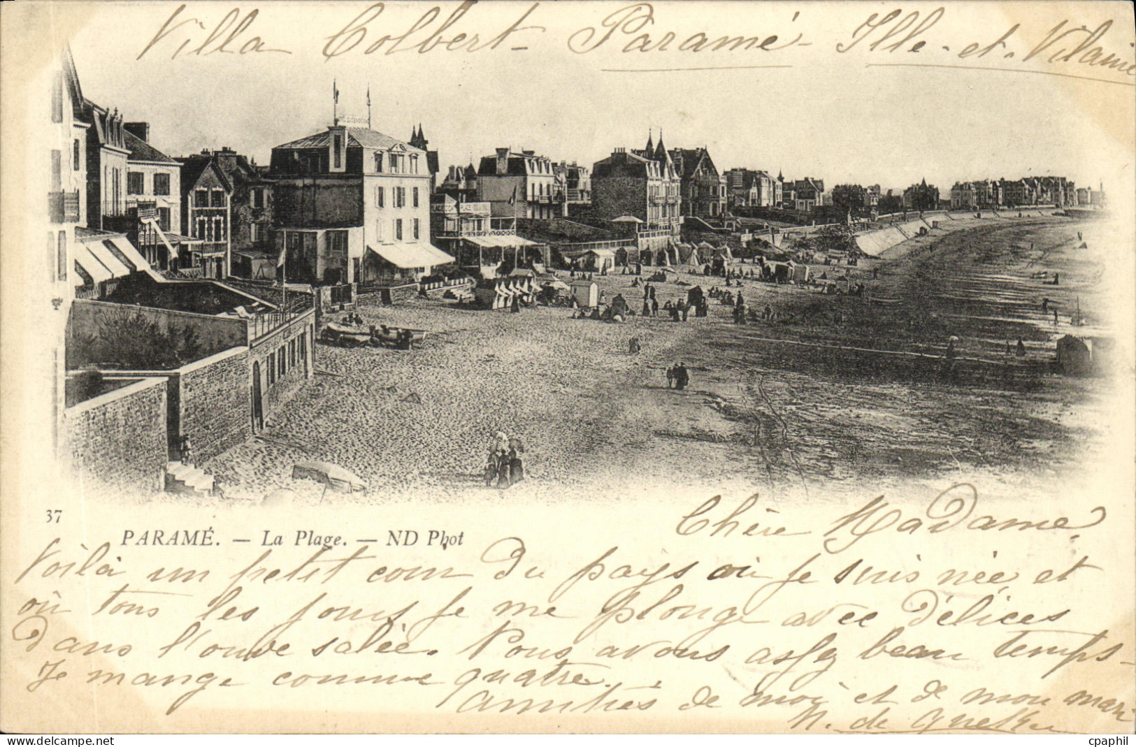 CPA Parame La Plage