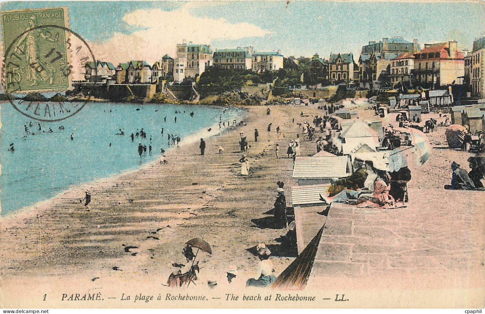 CPA Parame la plage a Rochebonne