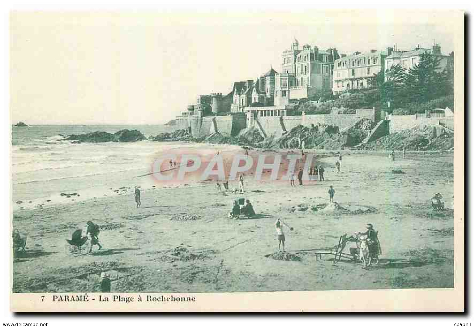 CPA Parame La Plage a Rochebonne