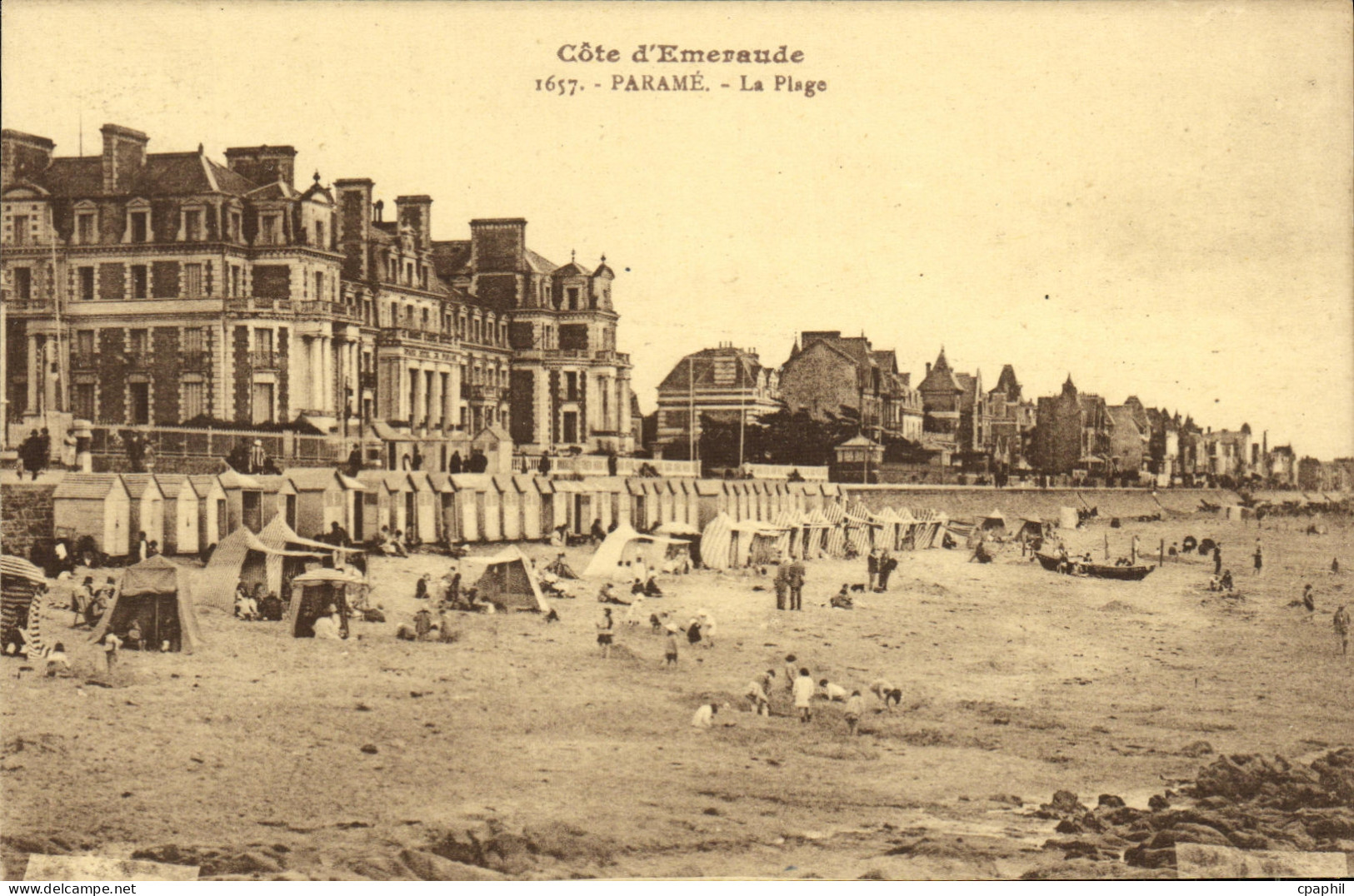 CPA Parame Le Plage