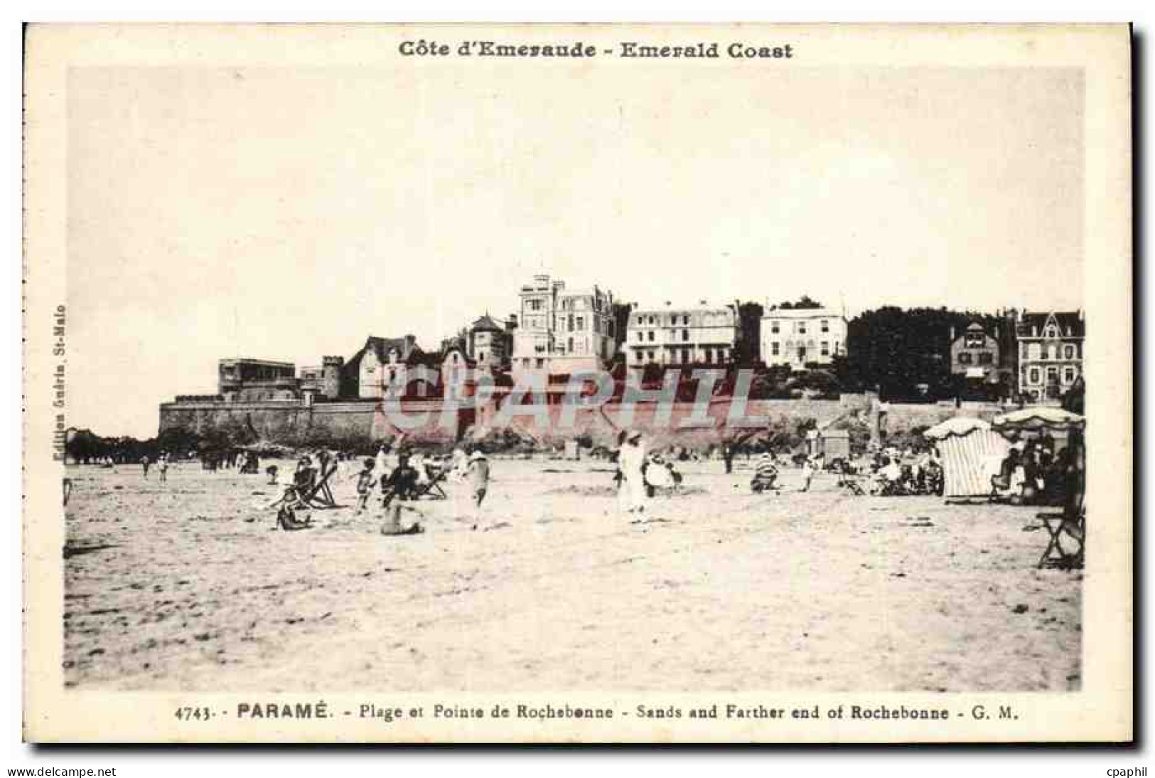 CPA Parame Plage et Pointe de Rochebonne