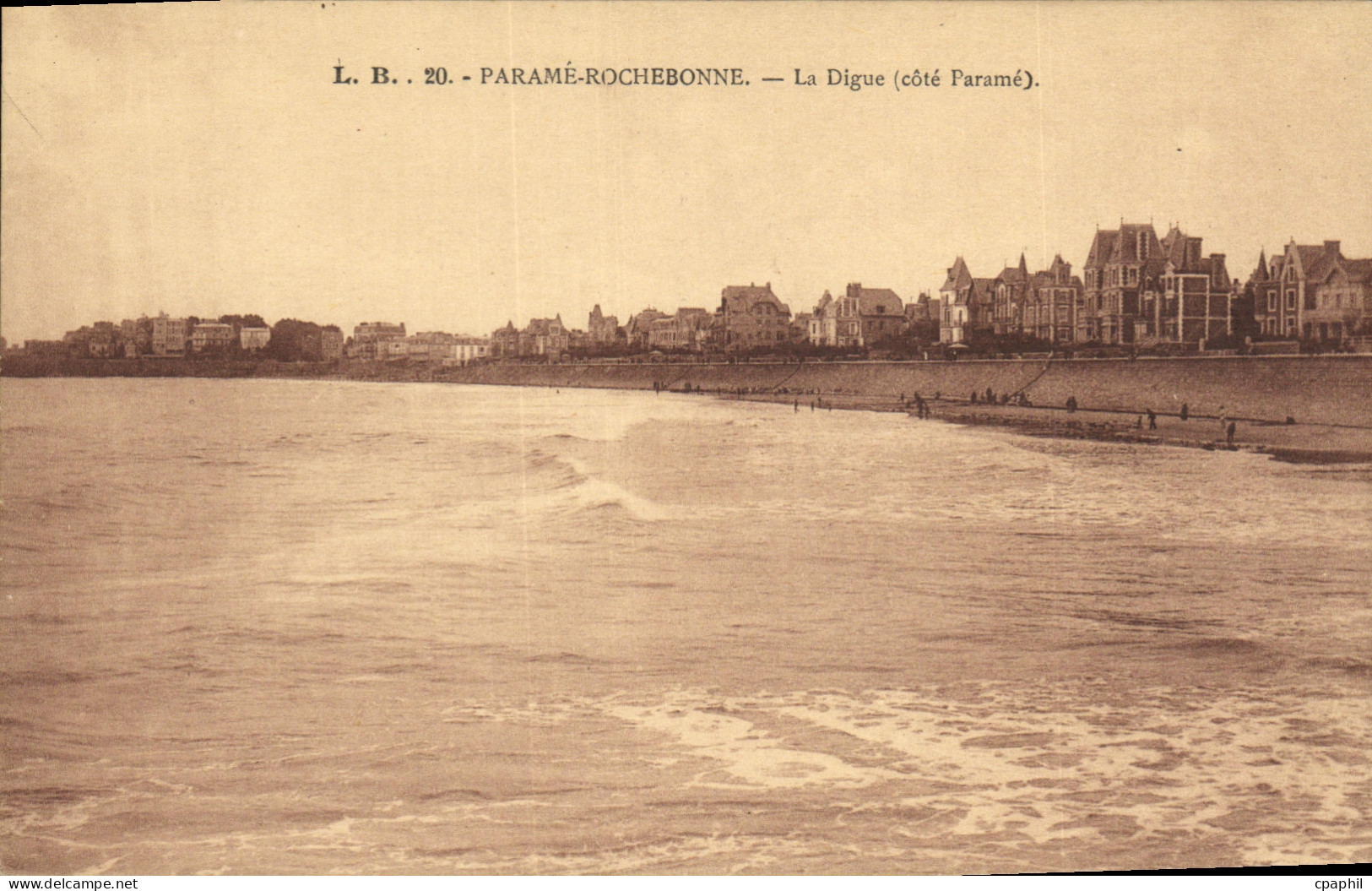 CPA Parame Rochebomnne La Digue