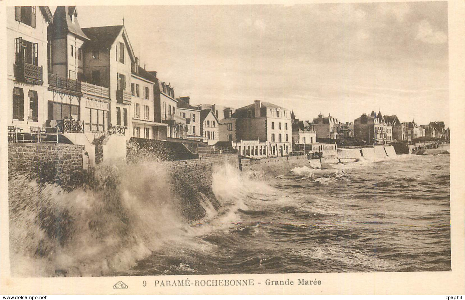 CPA Parame Rochebonne Grande Maree
