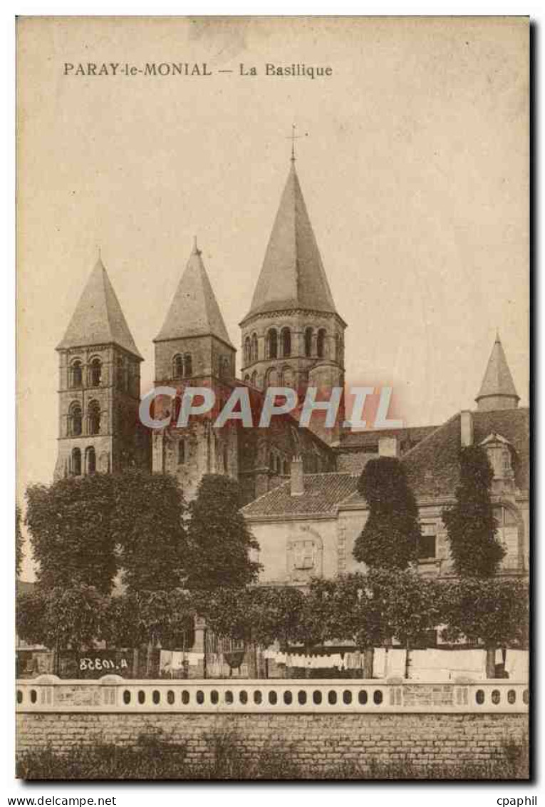CPA Paray le Monial La basilique