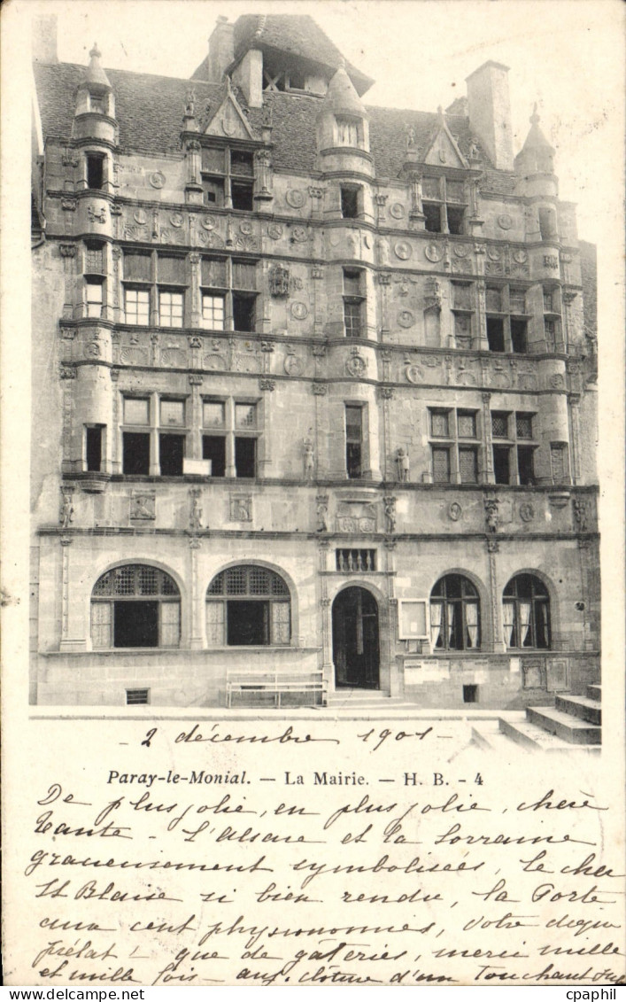 CPA Paray Le Monial La Mairie