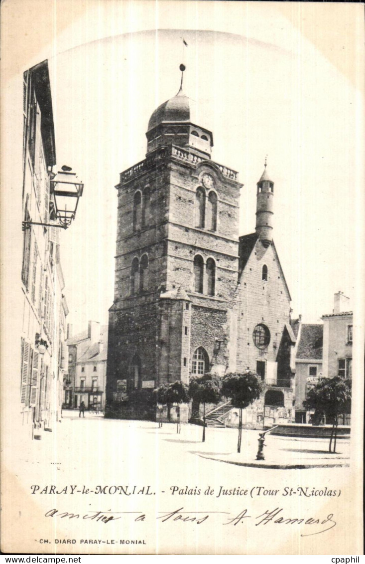 CPA Paray le Monial palais de Justice
