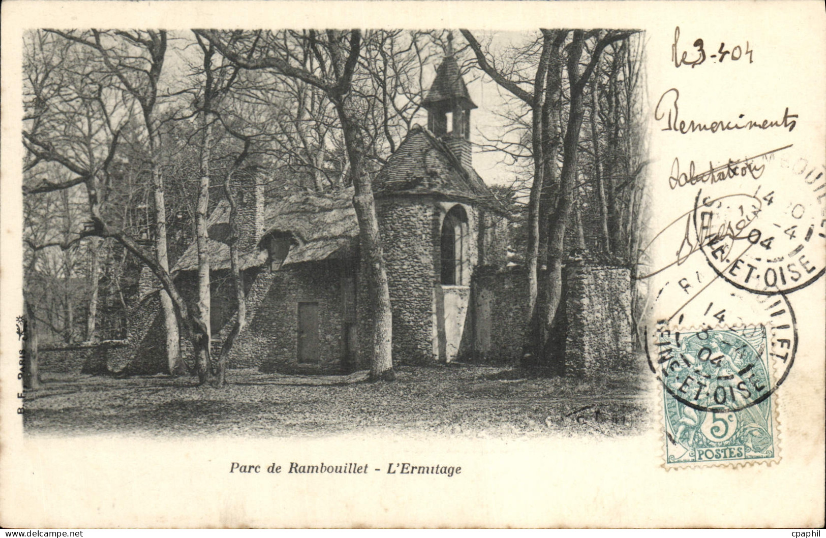 CPA Parc de Rambouillet L'Ermitage