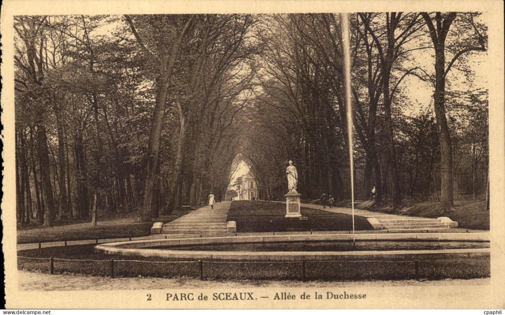 CPA Parc de Sceaux Allee de la Duchesse