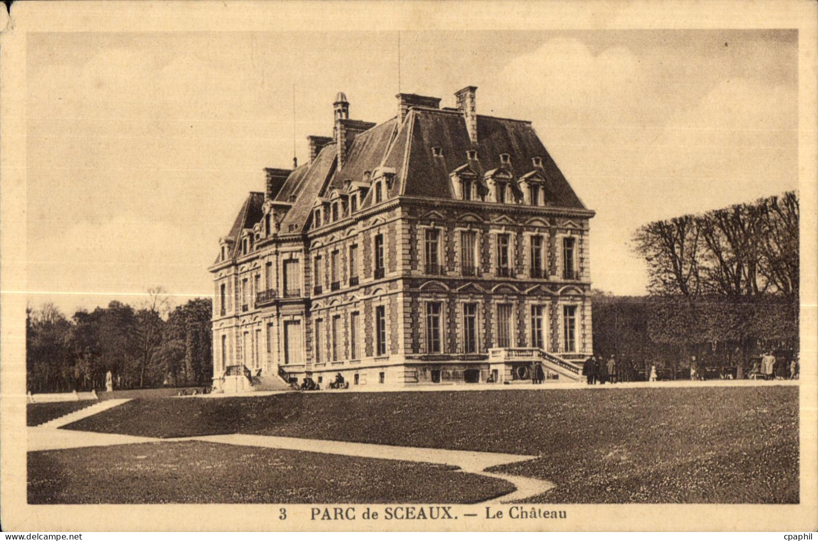 CPA Parc de Sceaux Le Chateau