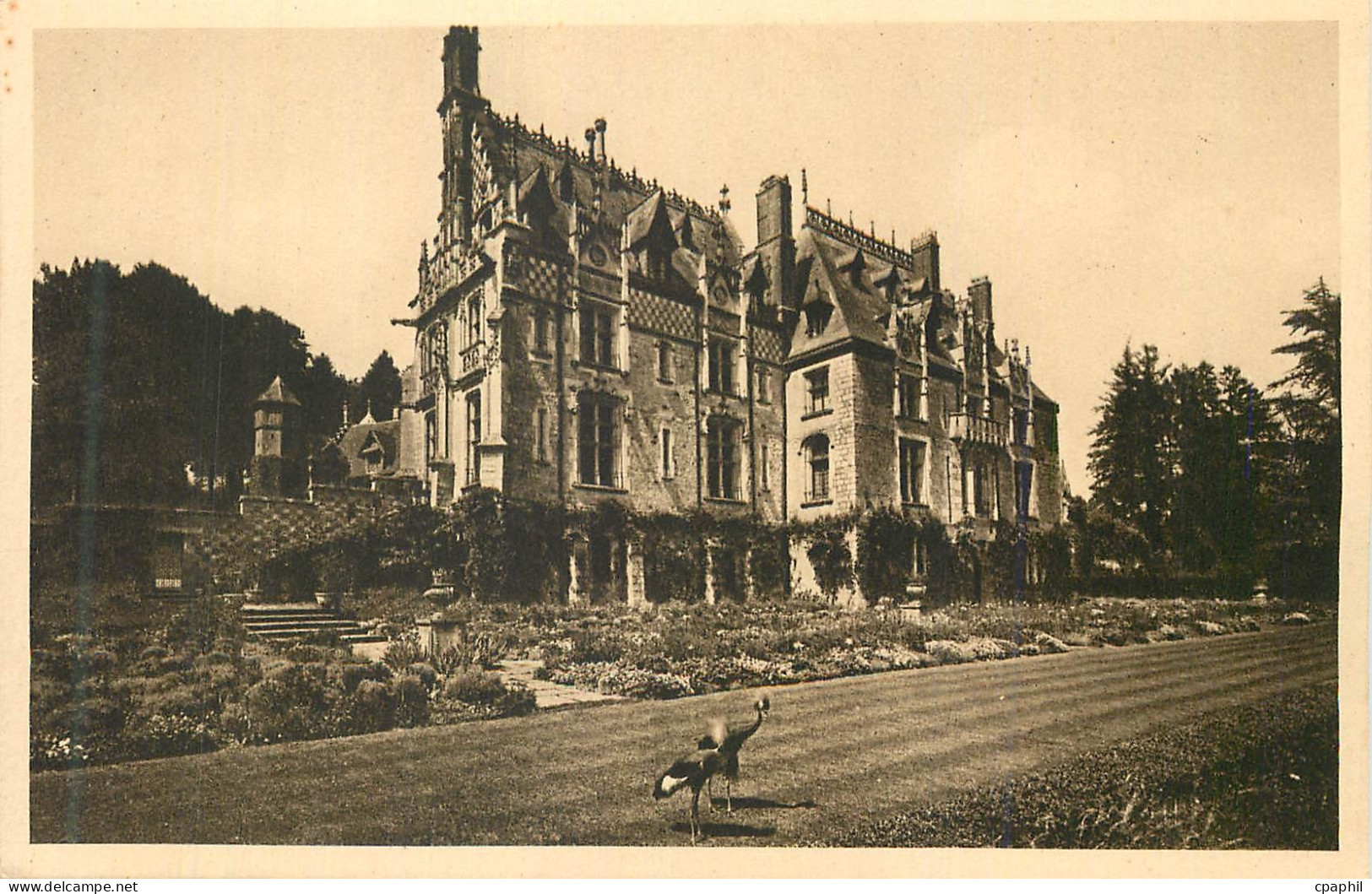 CPA Parc Zoologique de Cleres (Seine-Inf) Facade Sud et Jardin