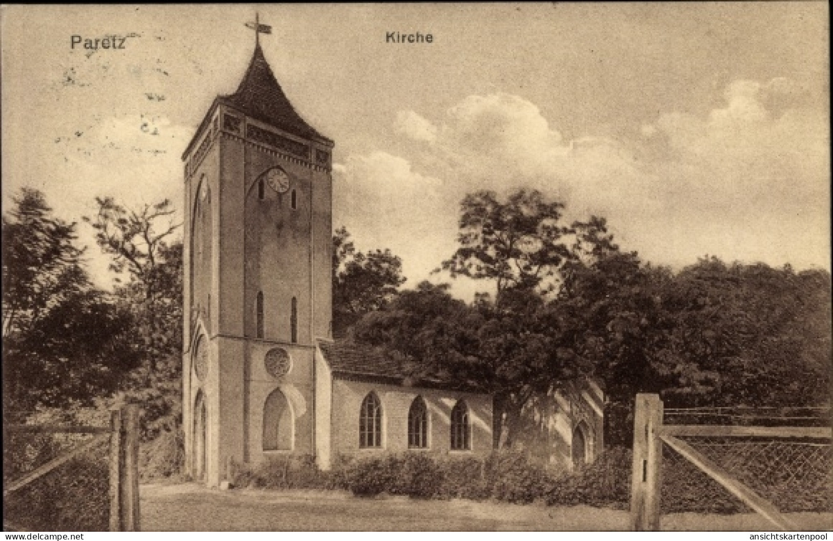 CPA Paretz Ketzin an der Havel, Kirche