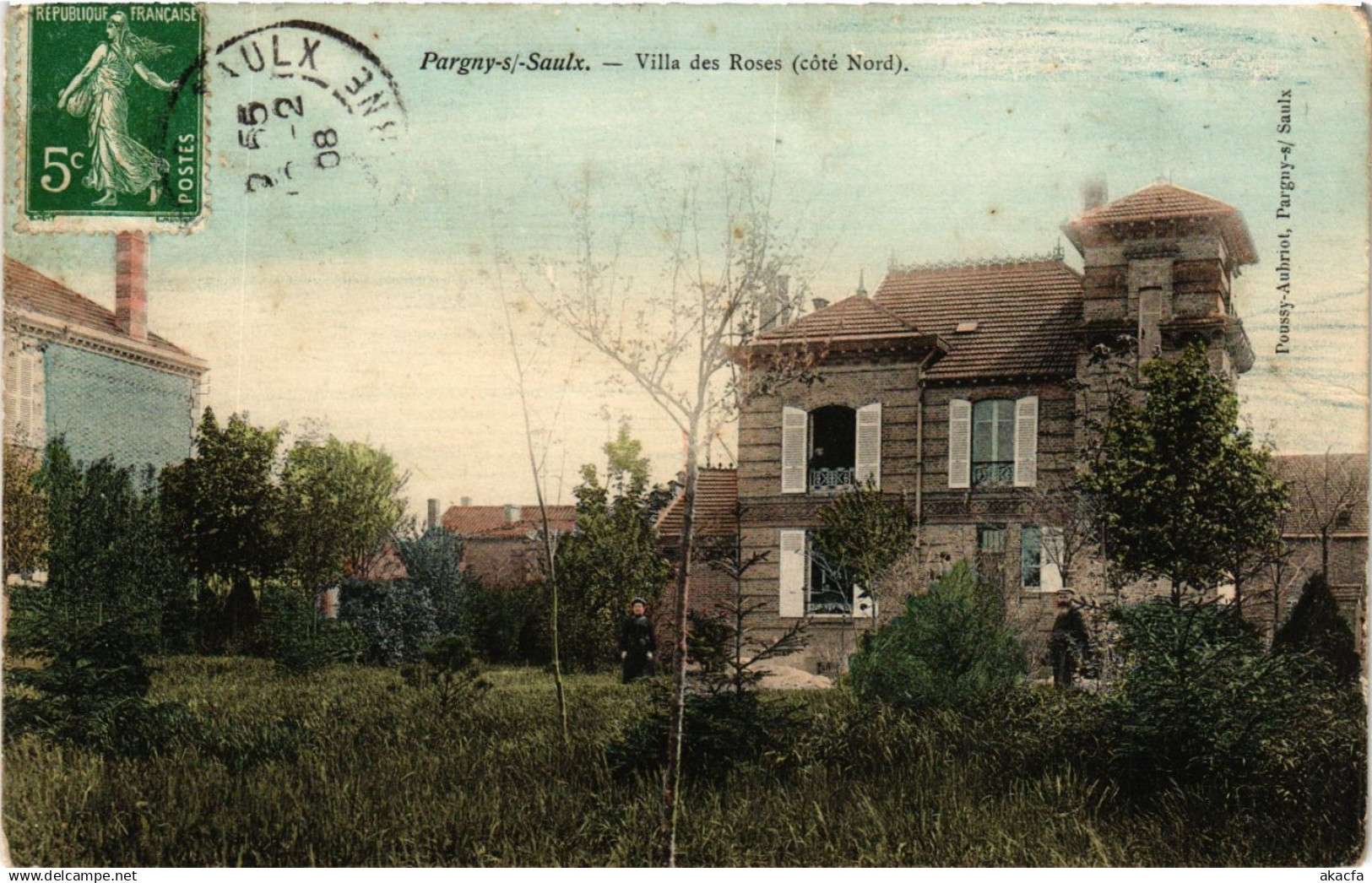 CPA PARGNY-sur-SAULX-Villa des Roses (346755)