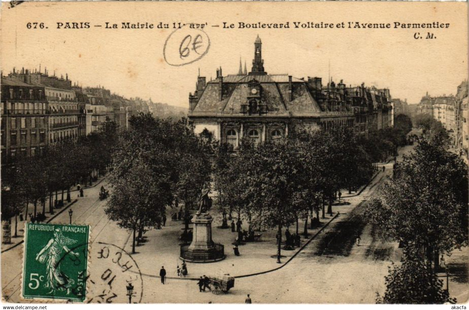 CPA PARIS 11e - La Mairie du 11.e Arrondissement (78881)