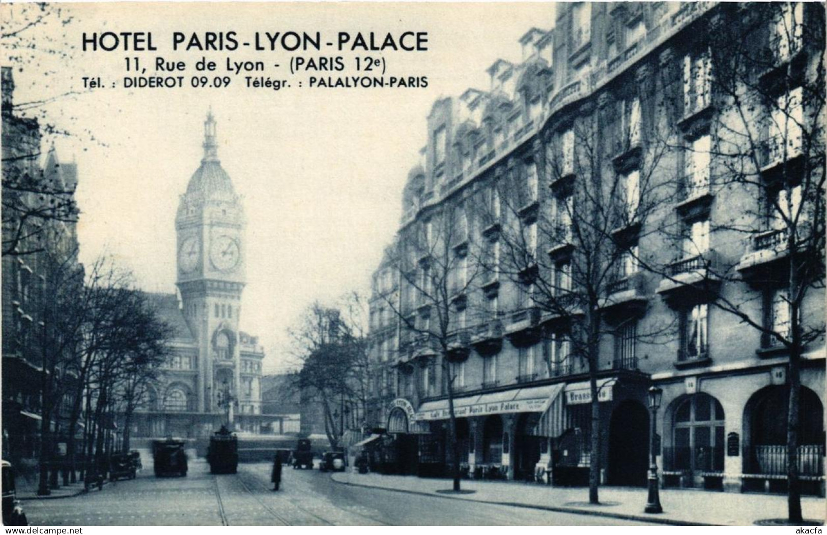 CPA Paris 12e Hotel Paris- Lyon - Palace 11, rue de Lyon (478858)