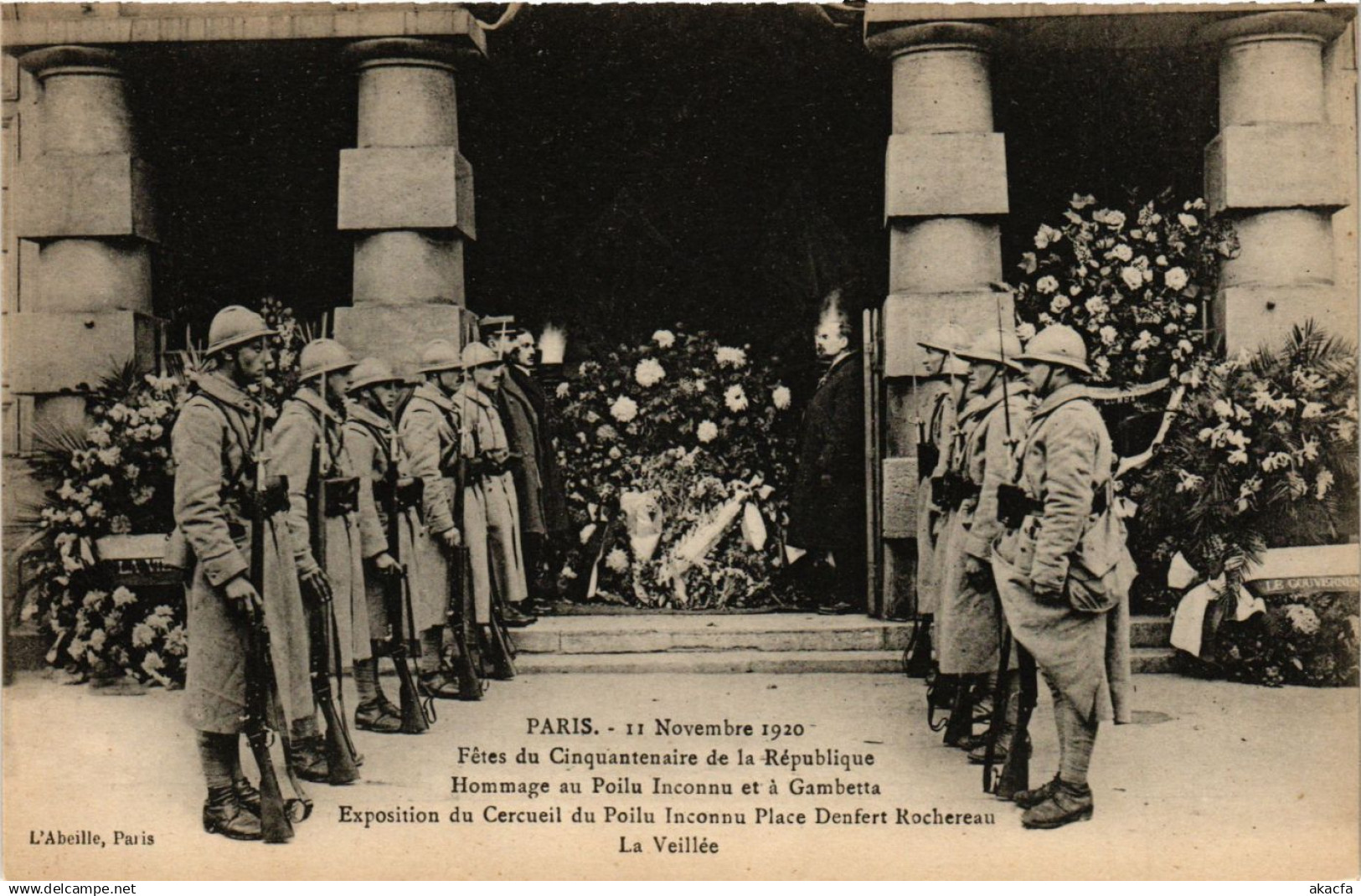 CPA Paris 14e PARIS, 11 Novembre 1920, Fétes du Cinquantenaire (310838)