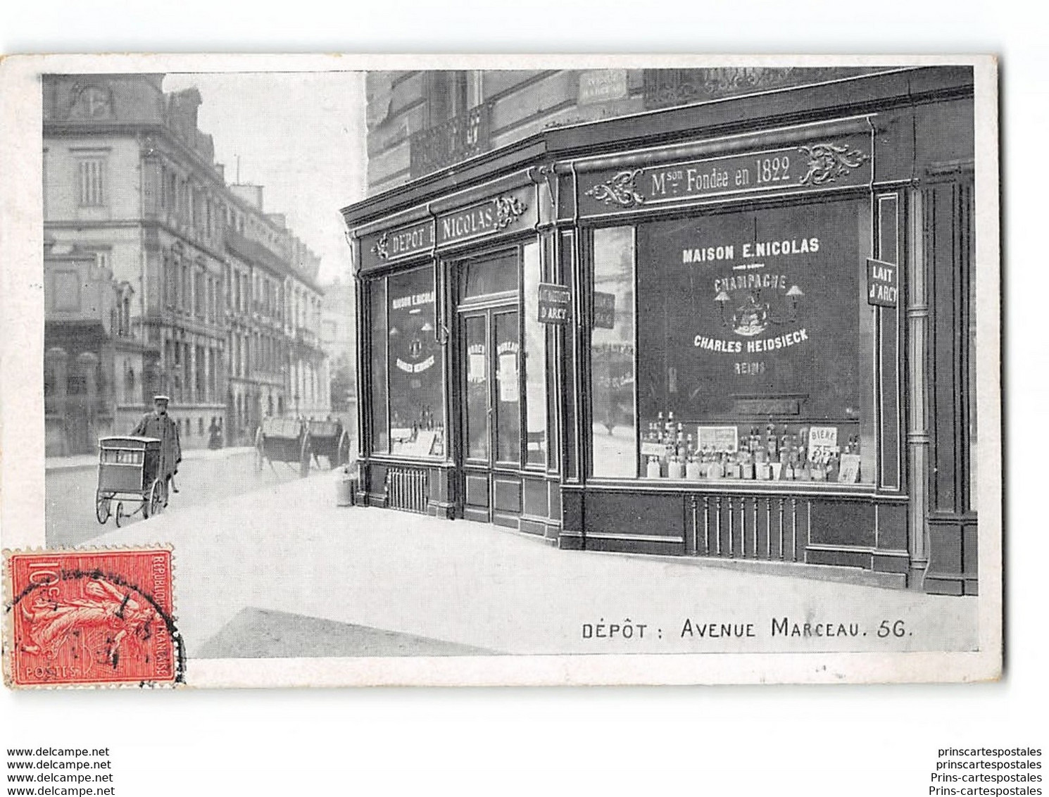 CPA Paris 16 Depot Nicolas Avenue Marceau