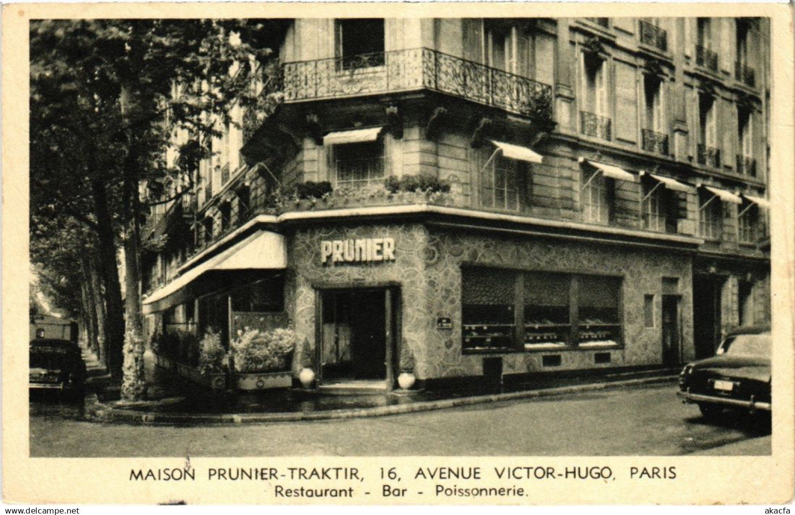 CPA PARIS 16e 16, Avenue Victor-hugo Maison PRUNIER-TRAKTIR (1249491)