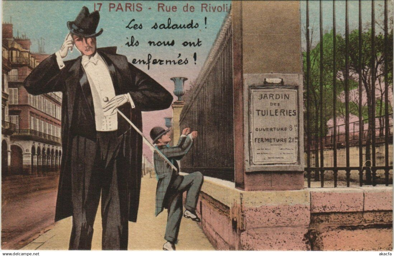 CPA PARIS (1e) 17 Rue de Rivoli (560794)