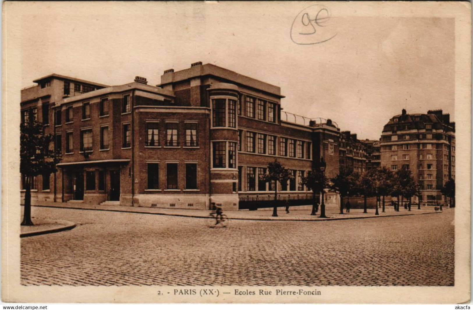 CPA PARIS 20e - Ecoles Rue Pierre-Foncin (59101)