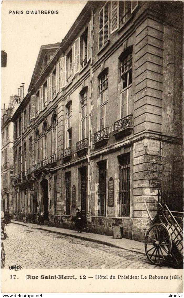 CPA PARIS 4e - Rue Saint-Merri, 12 (79618)