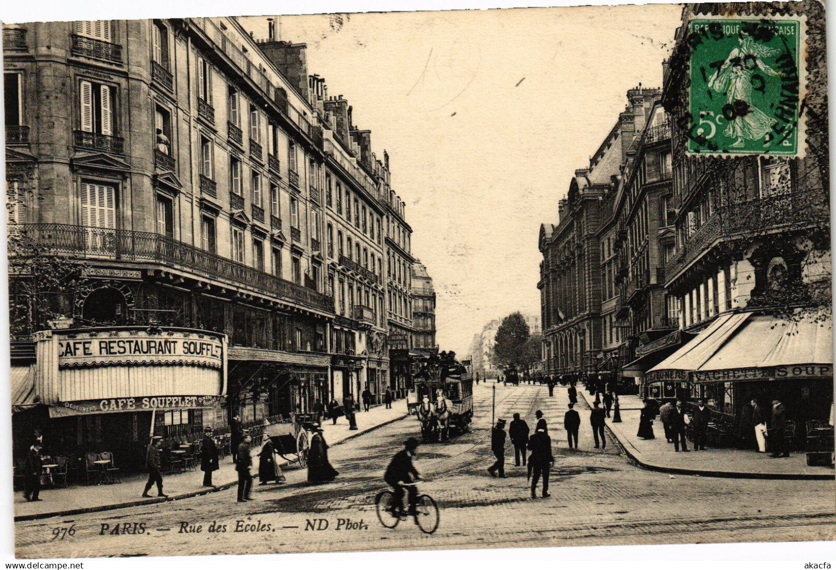 CPA PARIS 5e - Rue des Ecoles (81128)