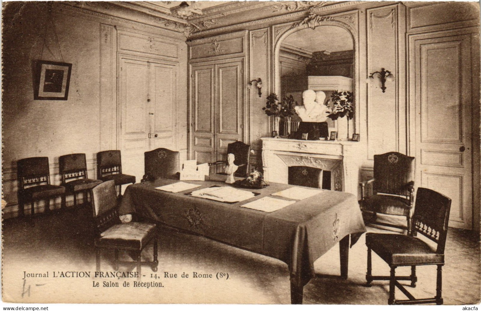 CPA PARIS 8e 14, rue de Rome Journal L'ACTION FRANCAISE (1394851)