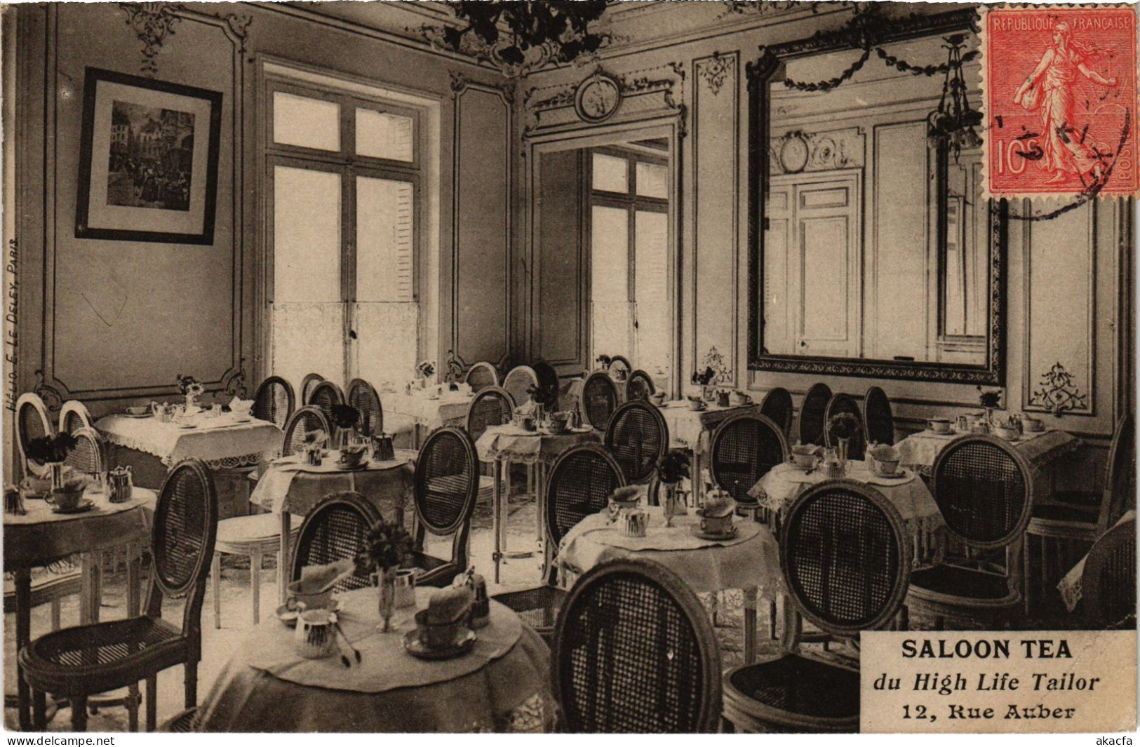 CPA PARIS 9e 12, Rue Auber High Life Tailor (1393518)