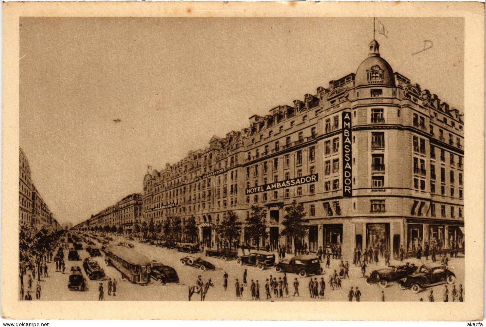CPA PARIS 9e 16, Bd Haussmann Hotel Ambassador (1394907)