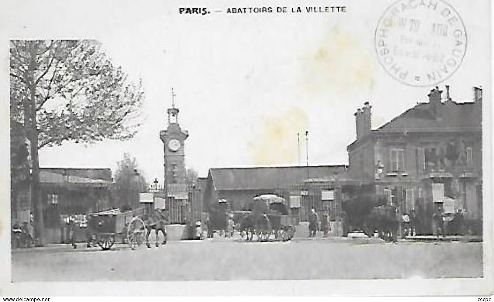 CPA Paris Abattoirs de la Villette