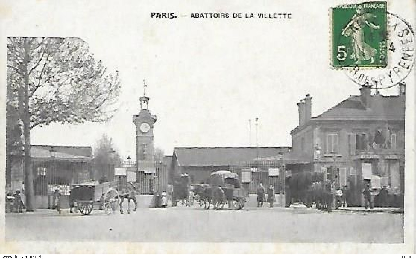 CPA Paris Abattoirs de la Villette