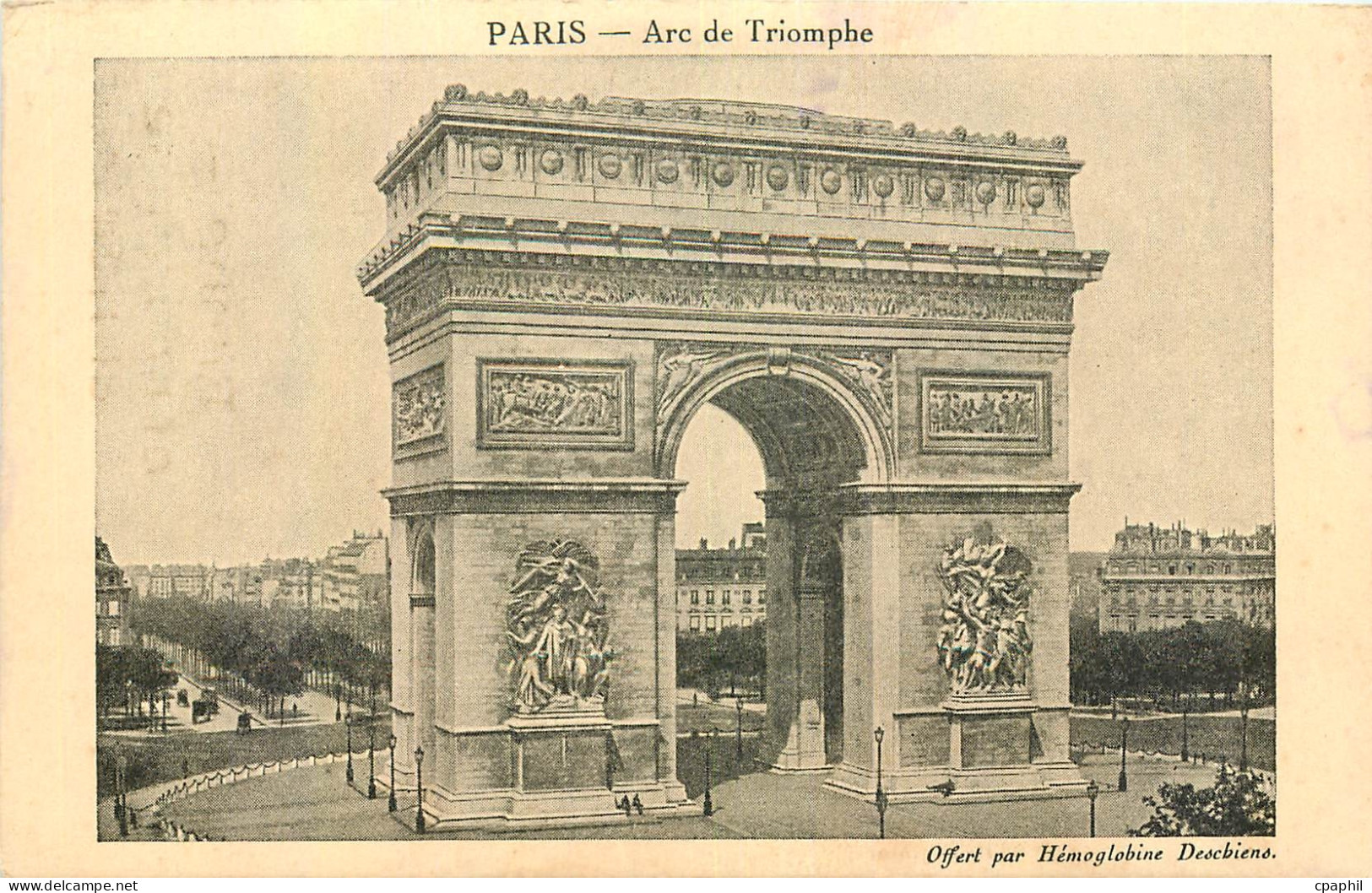 CPA Paris Arc de Triomphe