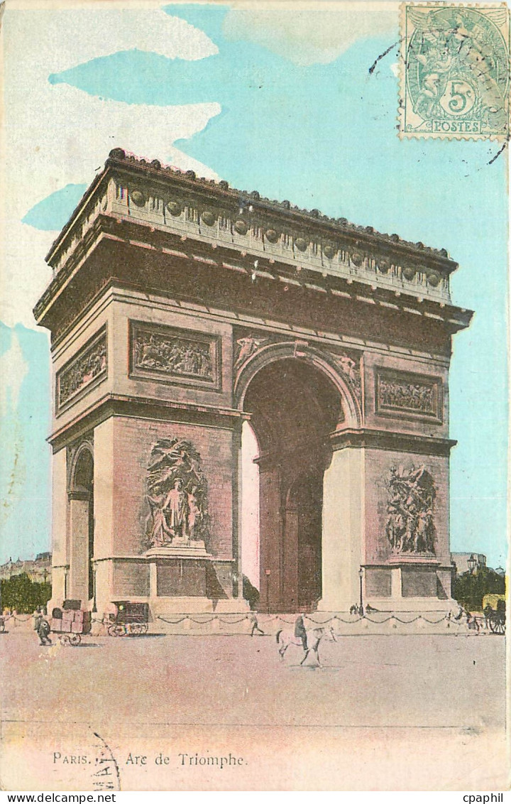 CPA Paris Arc de Triomphe