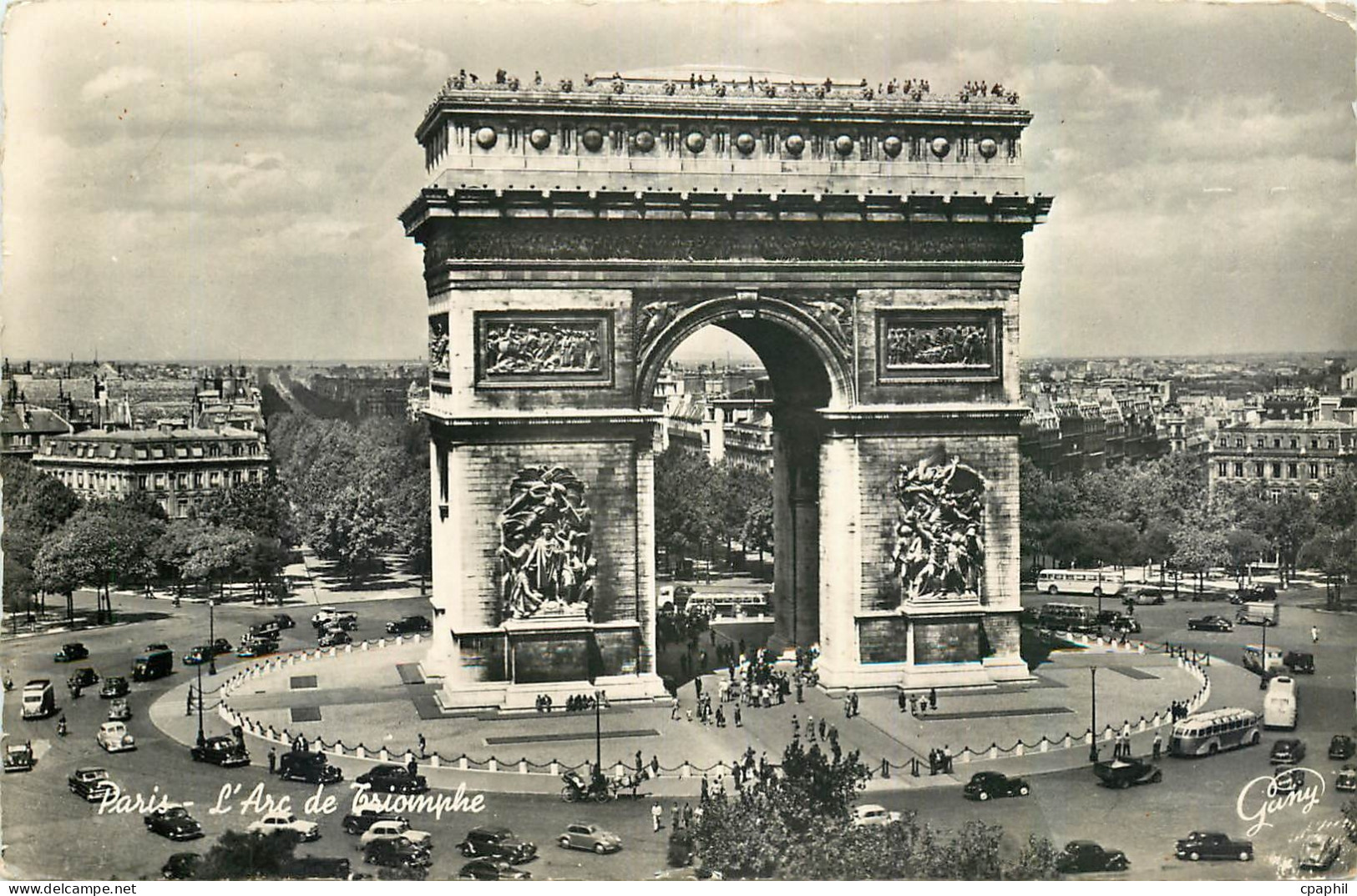 CPA Paris Arc de Triomphe