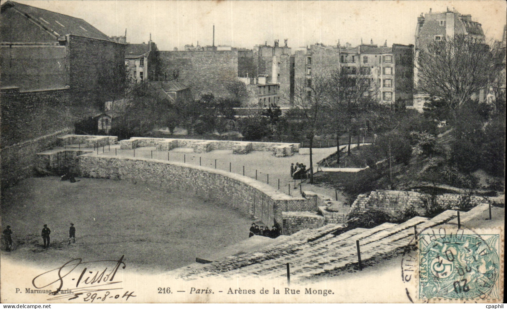 CPA Paris Arenes de la rue Monge