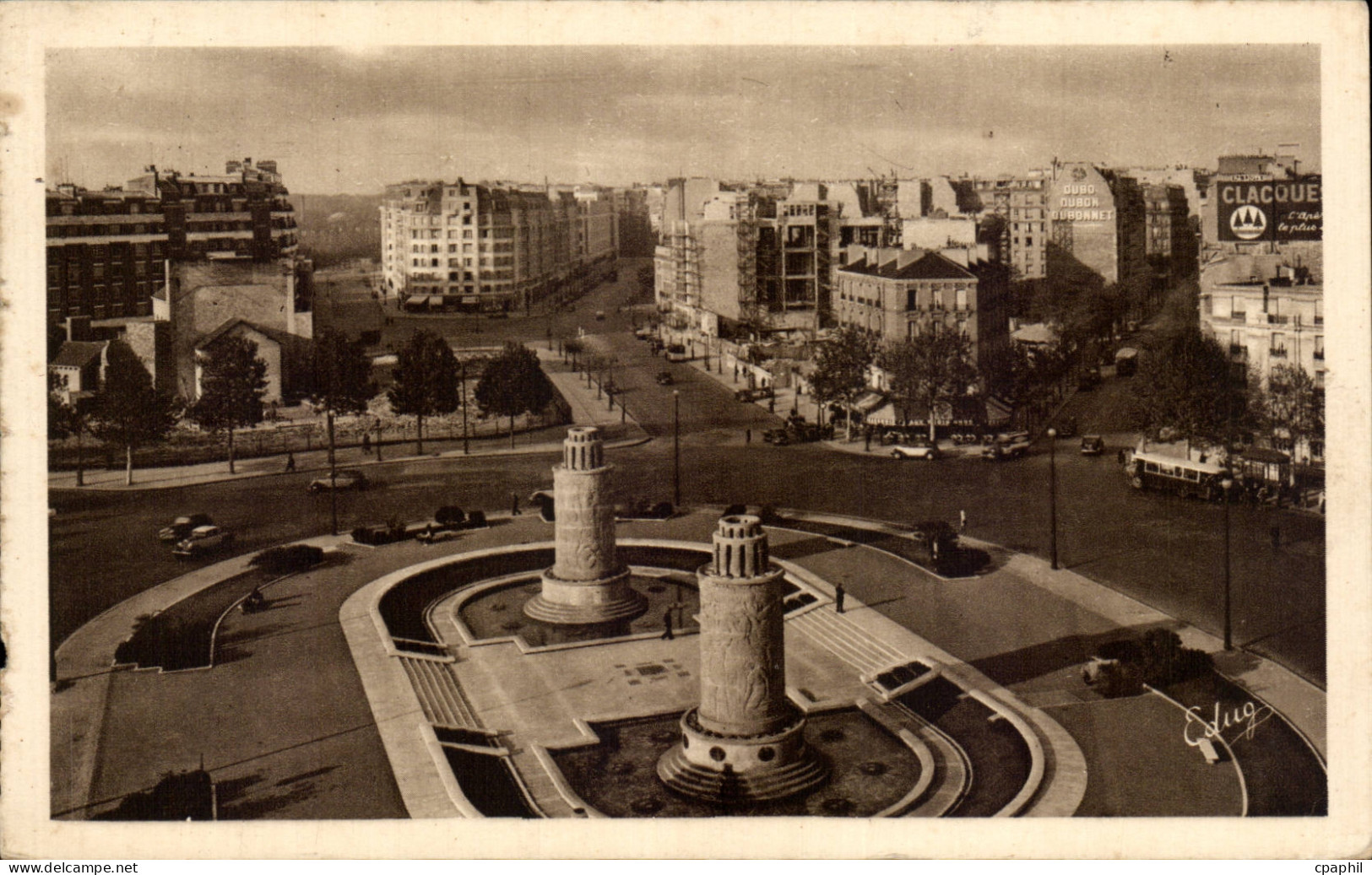 CPA Paris Boulogne Billancourt La porte de Saint Cloud