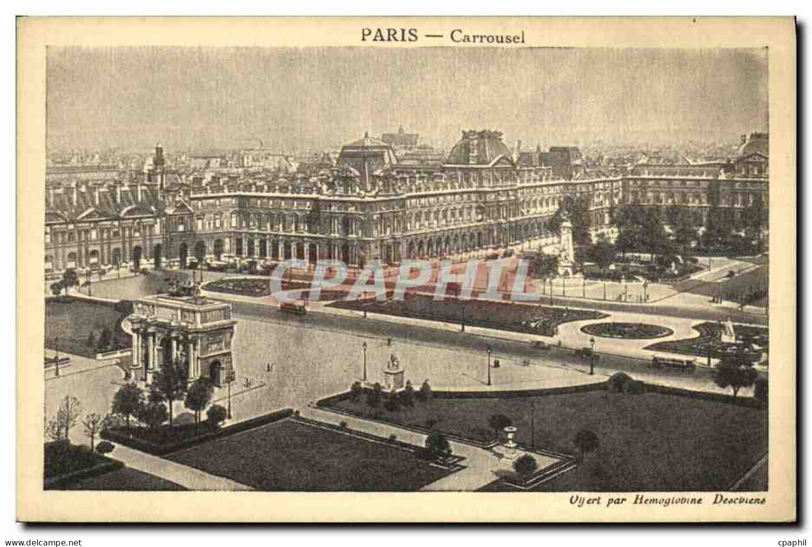 CPA Paris Carrousel Louvre