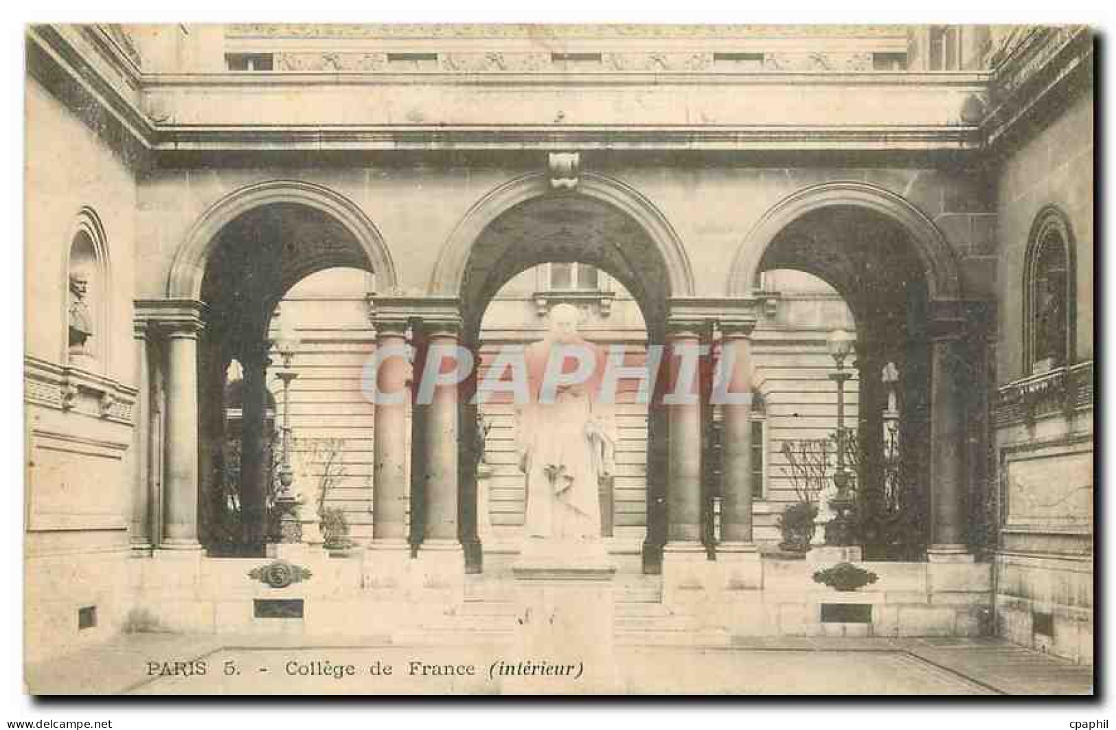 CPA Paris College de France interieur