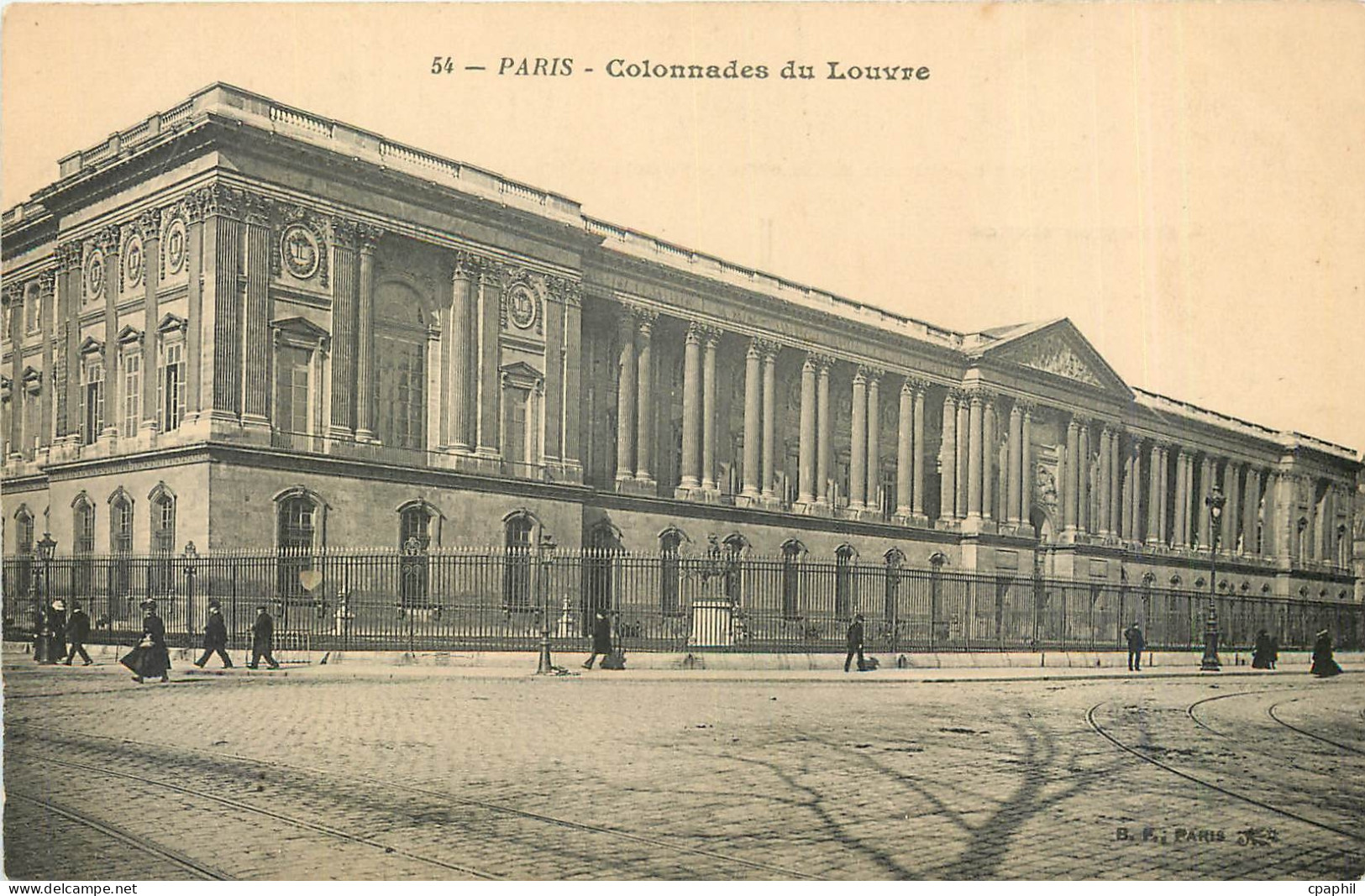 CPA Paris Colonnades du Louvre