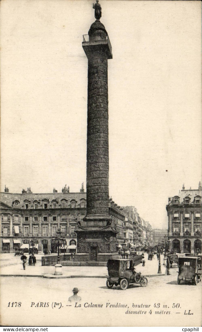 CPA Paris Colonne Vendome
