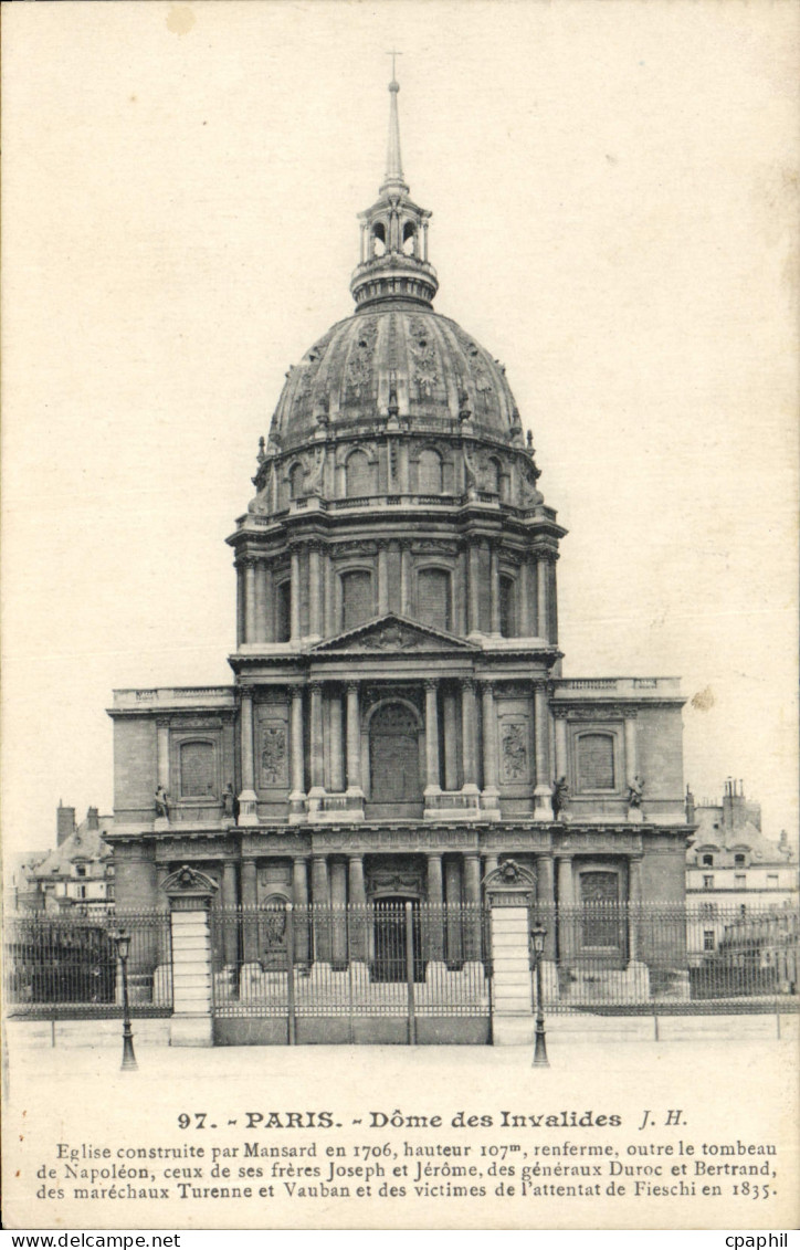 CPA Paris Dome des Invalides