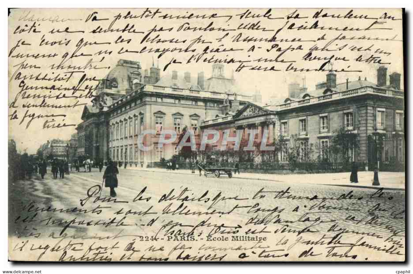 CPA Paris Ecole Militaire
