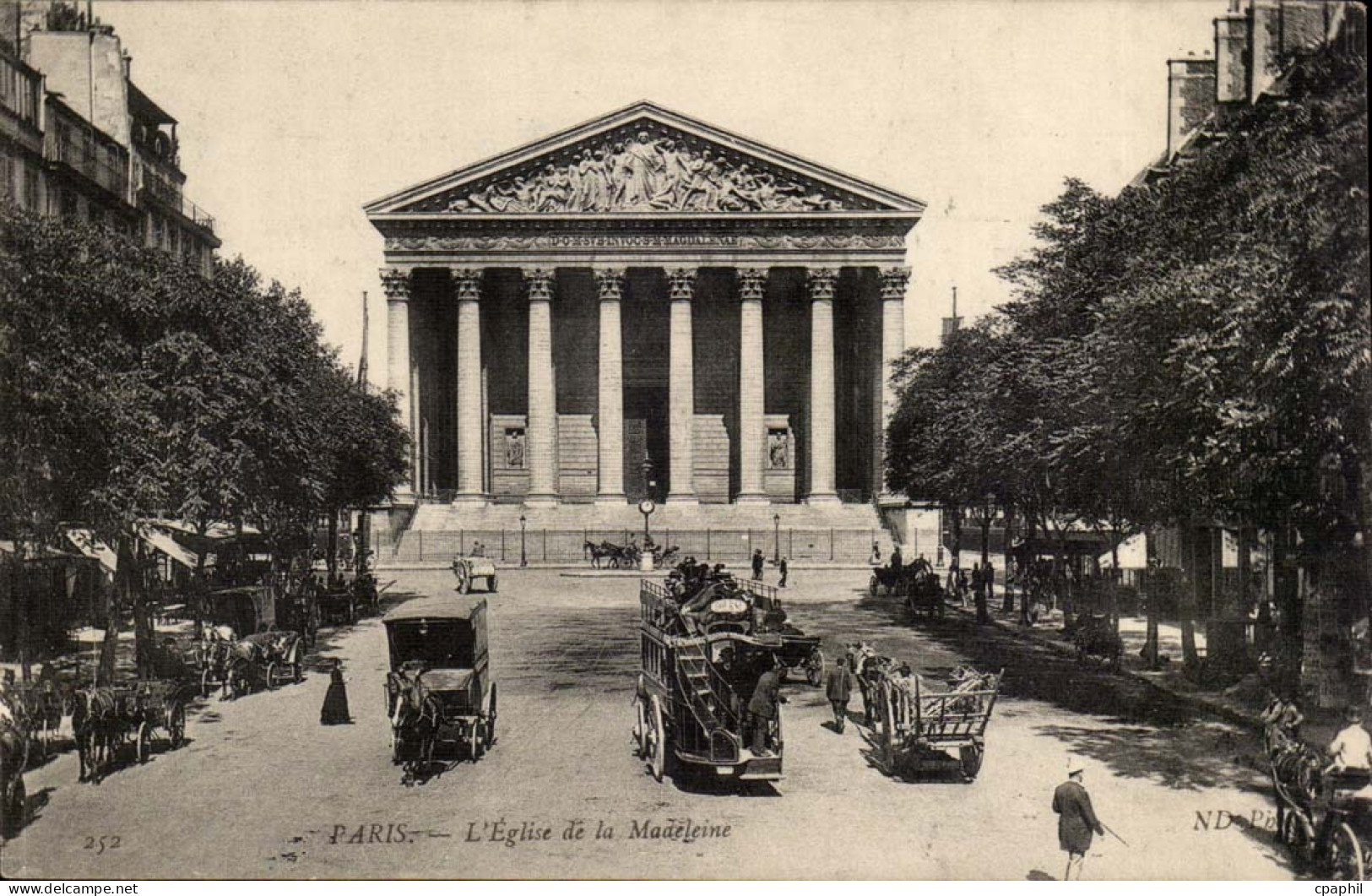 CPA Paris Eglise de la Madeleine