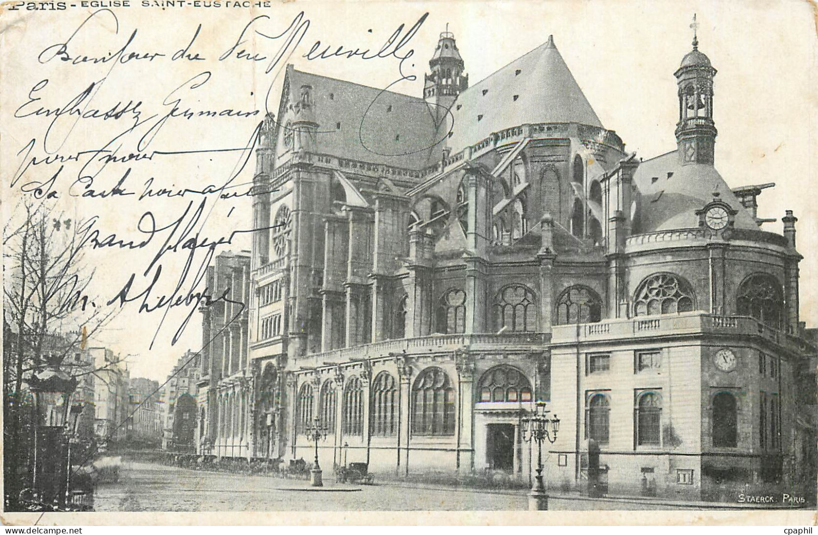 CPA Paris Eglise Saint Eustache