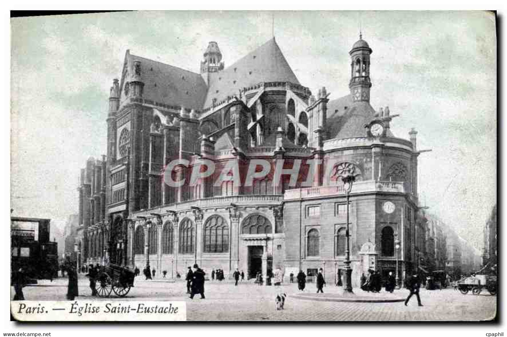 CPA Paris Eglise Saint Eustache