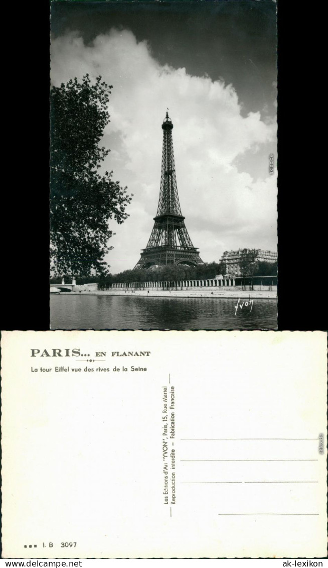 CPA Paris Eiffelturm 1962
